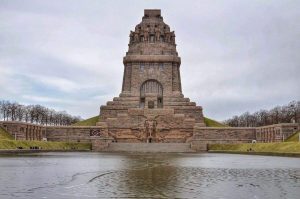 Monumentet till " The Battle of the Nations" i Leipzig